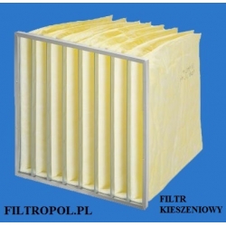 Filtr kieszeniowy Filtropol-HQ-39 klasa filtracyjna ePM10  70% 592x592x535 mm 6K metal